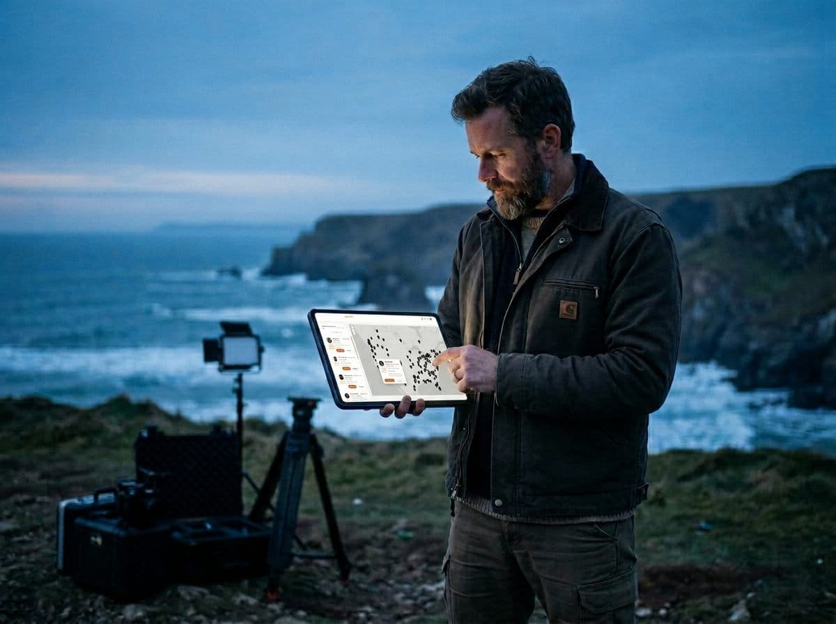 Filmmaker, photographer, or crew on set — Spexster for creative professionals